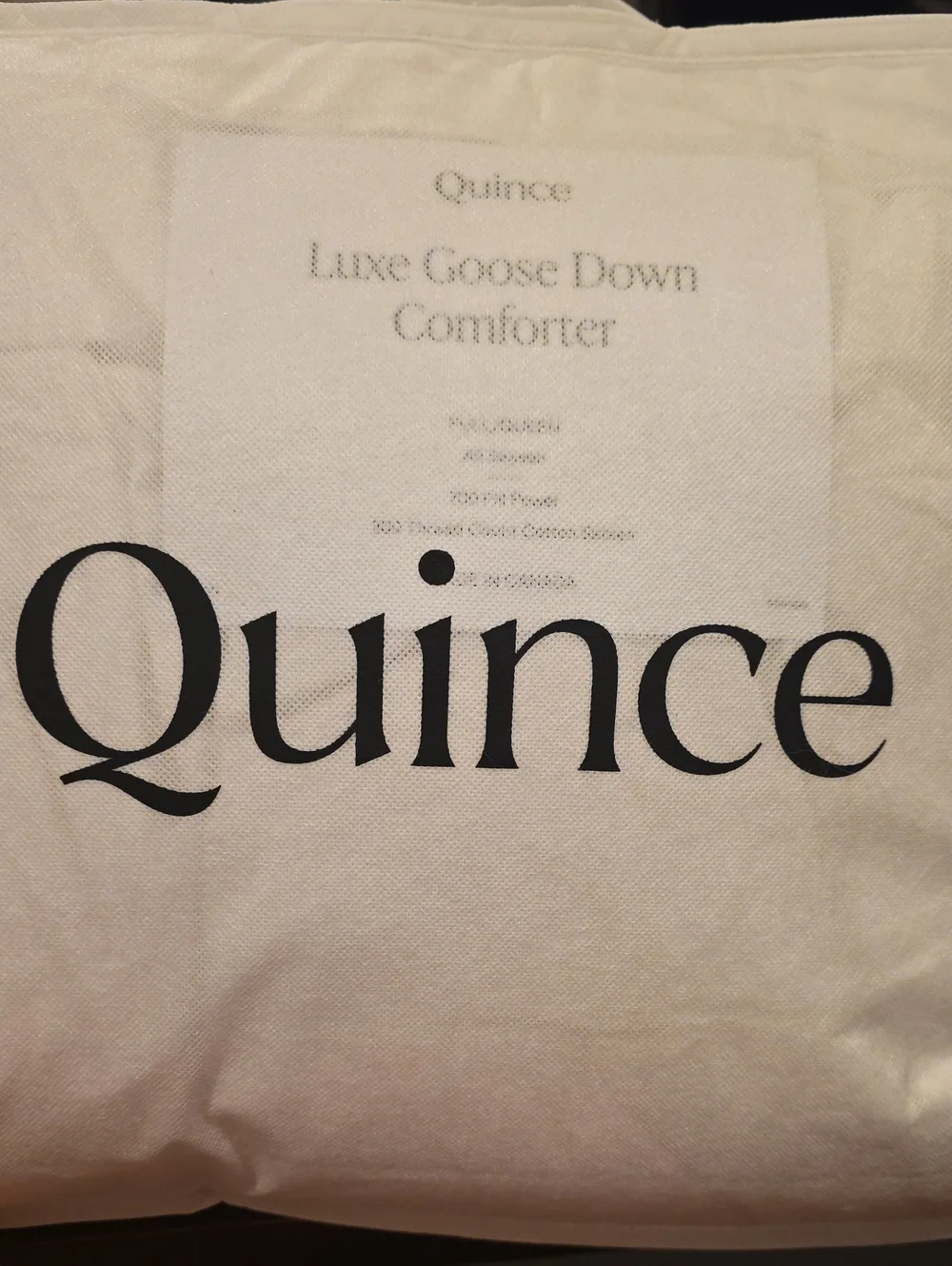 Quince Luxe Goose Down Duvet Insert All-Season - Full/Queen